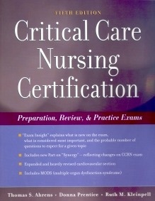 Critical care nursing certification