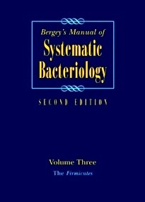 Bergey's Manual of Systematic Bacteriology Tomo 3 "The Firmicutes"