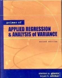 Applied Regression & Analysis of Variance