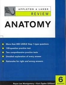 Appleton & Lange Review.  Anatomy