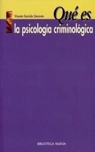 Qué es la psicología crimonológica