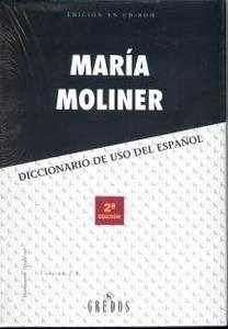 Diccionario de Uso del Español Maria Moliner en CD-Rom