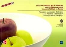 Tabla de Composición de Alimentos por Medidas Caseras de Consumo en España "Incluye Cd-Rom"