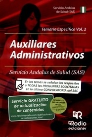 Auxiliares Administrativos del SAS Temario Especifico Vol.2