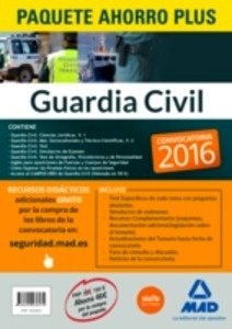Paquete Ahorro Plus Guardia Civil 2016