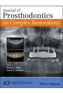 Journal Of Prosthodontics On Complex Restorations