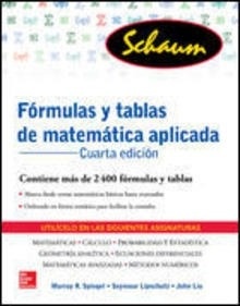 Formulas y Tablas de Matematica  Aplicada