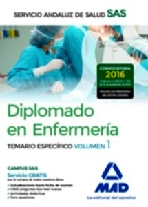 Diplomado en Enfermería del Sas. Temario Específico Vol. 1