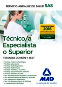 Técnico Especialista o Superior SAS Temario Común y TEST