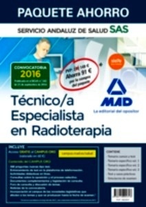 Paquete Ahorro Técnico Especialista en Radioterapia del SAS 2016