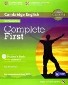 Complete First Certificate For Spanish Speakers Student S Book With Answers With CD-Rom