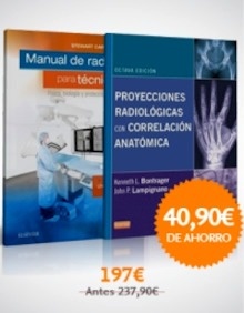Pack/Lote Proyecciones Radiológicas con Correlación Anatómica + Manual de Radiología para Técnicos "Pack Radiología"