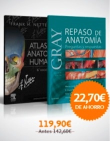 Pack/Lote Loukas - Netter. Gray. Repaso de anatomía+ Atlas de Anatomía Humana