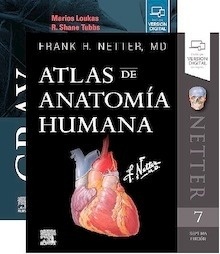Lote Netter Atlas de Anatomía Humana + Loukas Guía Fotográfica de Disección del Cuerpo Humano
