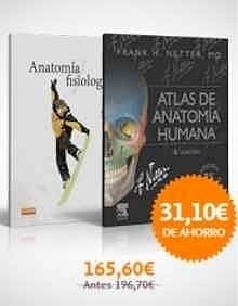 Lote Netter Atlas de Anatomía Humana + Anatomía y Fisiología