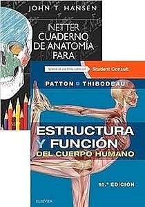 Lote Netter Cuaderno de Anatomía para Colorear + Estructura y Función del Cuerpo Humano