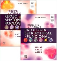 Lote ROBBINS y COTRAN Repaso de Anatomía Patológica + ROBBINS y COTRAN Patología Estructural y Funcional