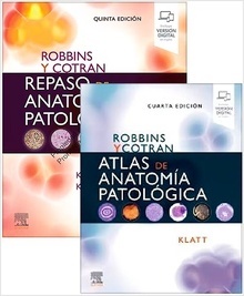 Lote ROBBINS y COTRAN Repaso de Anatomía Patológica + ROBBINS y COTRAN Atlas de Anatomía Patológica