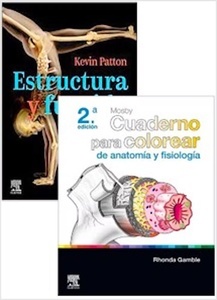 Lote Estructura y Función del Cuerpo Humano + MOSBY Cuaderno para Colorear de Anatomía y Fisiología