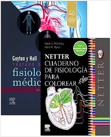 Lote GUYTON y HALL Tratado de Fisiología Médica + NETTER Cuaderno de Fisiología para Colorear