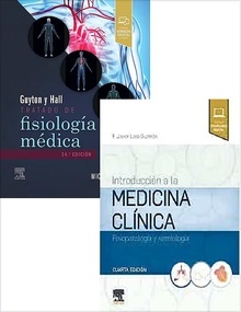 Lote Guyton y Hall Tratado de Fisiología Médica + Introducción a la Medicina Clínica. Fisiopatología y Semiolog