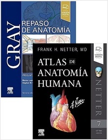 Lote Gray Repaso de Anatomía + Netter Atlas de Anatomía Humana