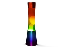 Lámpara de lava del arco iris