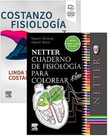 Lote COSTANZO Fisiología + NETTER Cuaderno de Fisiología para Colorear