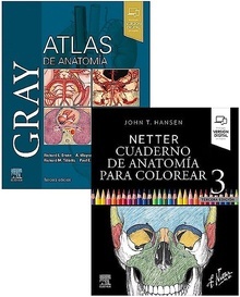 Lote GRAY Atlas de Anatomía + NETTER Cuaderno de Anatomía para Colorear