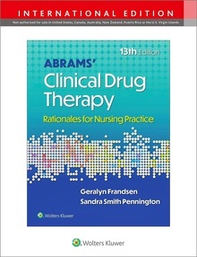 ABRAMS' Clinical Drug Therapy "Rationales for Nursing Practice"