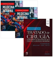 Lote FARRERAS y ROZMAN Medicina Interna, 2 Vols. + SABISTON Tratado de Cirugía