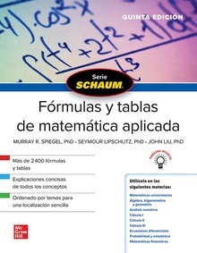 Fórmulas y Tablas de Matemática  Aplicada "SCHAUM"